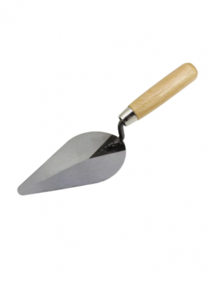 Oval Bricklaying Trowel with wooden handle 