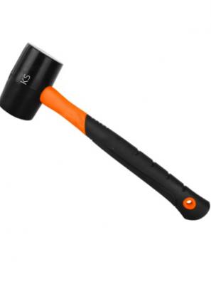 Rubber Mallet with  Firbregalss Handle